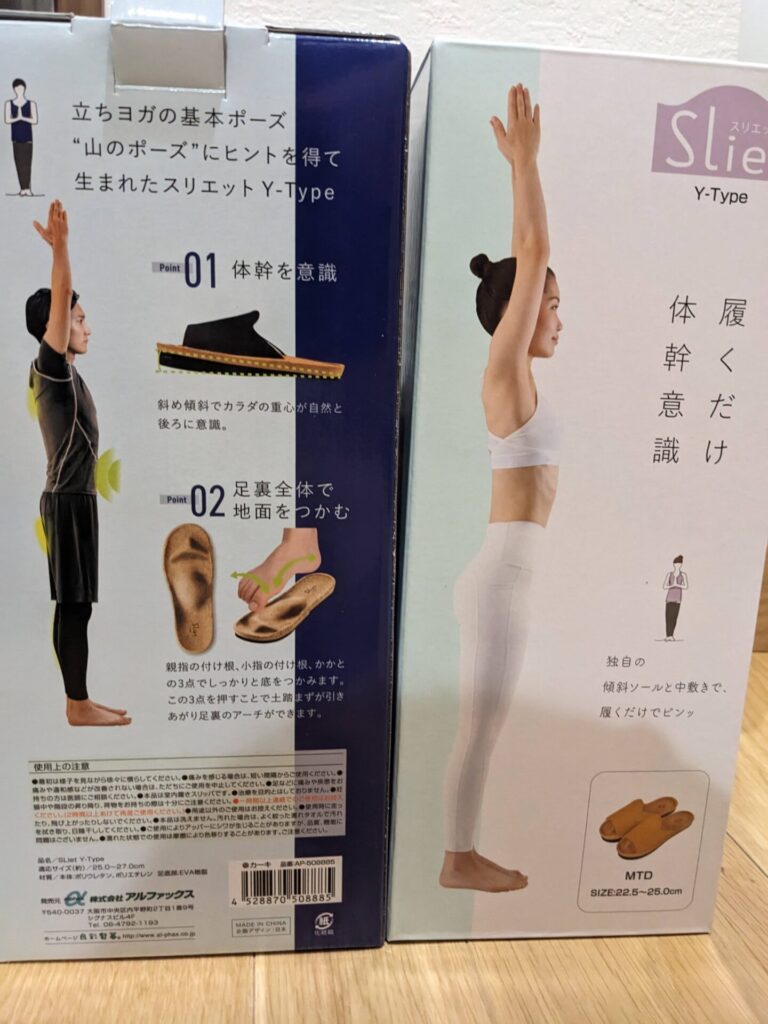 Sliet(スリエット)Y-Typeの外箱の画像